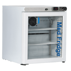 ph abt hc ucfs 0104g lh ext image 247x247 - 1 CU. FT. PHARMACY COUNTERTOP FREESTANDING REFRIGERATOR WITH GLASS DOOR-LEFT HINGED