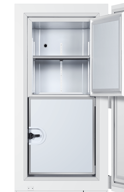 NU 99338 straight open open 517x800 - NuAire Blizzard HC NU-99338J -80°C Ultralow Freezer