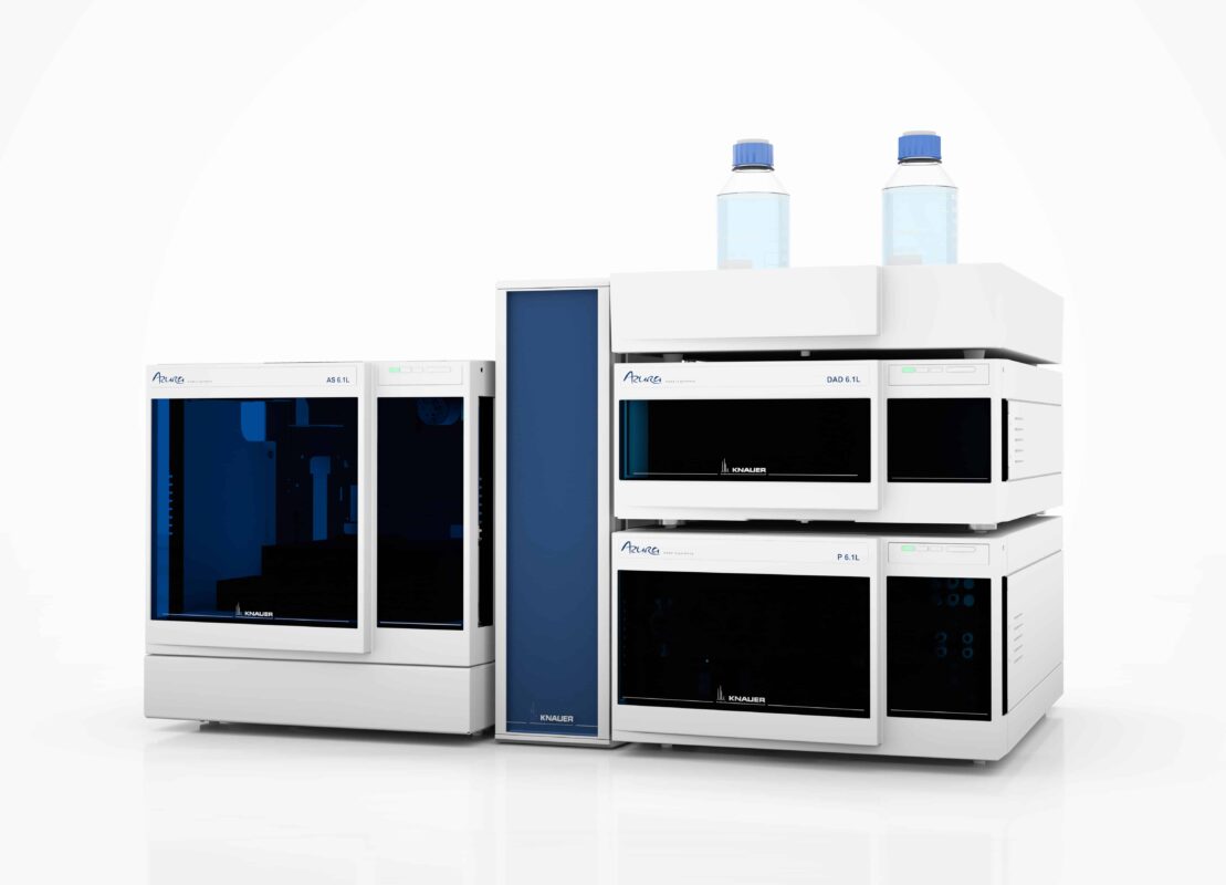 AZURA Analytical HPLC AS6.1L DAD6.1L P6.1L nebeneinander vr 2 e1716903072912 1109x800 - Comprehensive HPLC Solutions at GMI: Certified Pre-Owned & New Systems